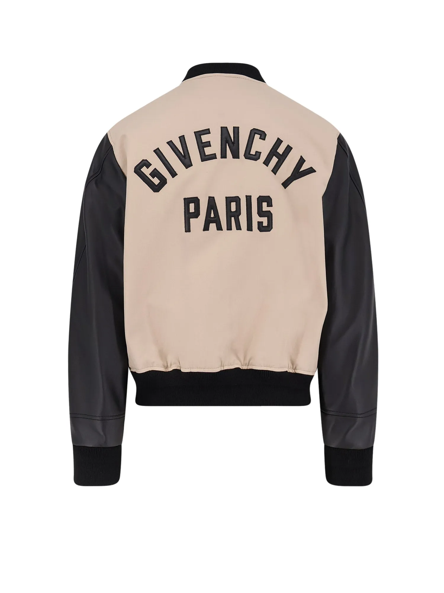 Cotton Jacket With Leather Sleeves sold by Wanan Luxury product image thumbnail 2