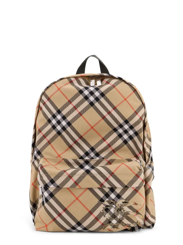 Essential Backpack With Check Pattern made by Burberry