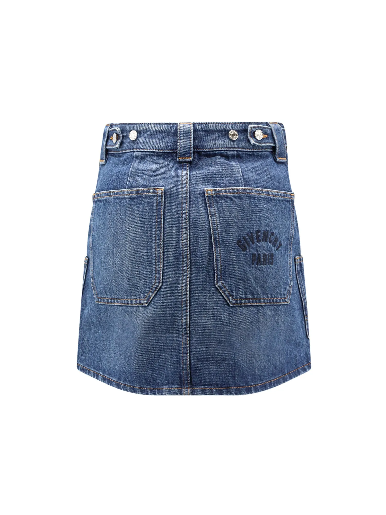 Denim Mini Skirt sold by Wanan Luxury product image thumbnail 2