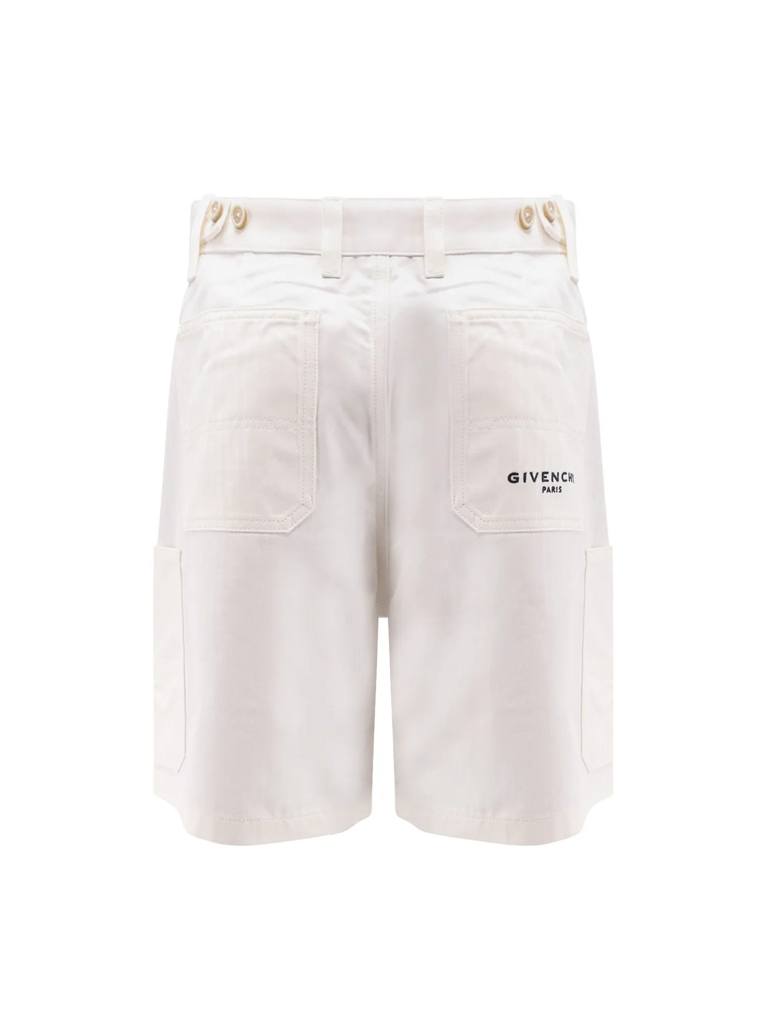 Cotton Bermuda Shorts With Logo Embroidery sold by Wanan Luxury product image thumbnail 2