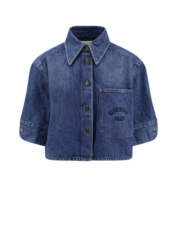 Cocoon Blue Denim Shirt made by Givenchy