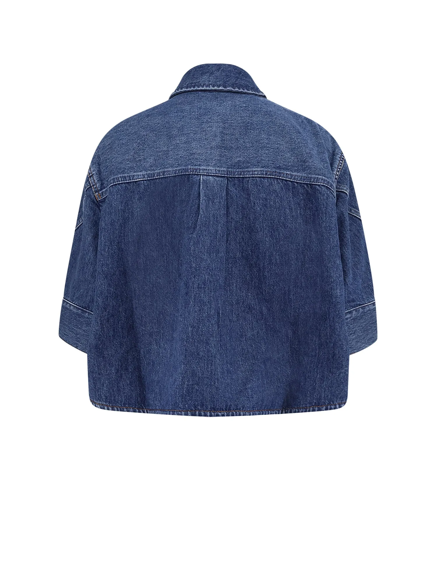 Cocoon Blue Denim Shirt sold by Wanan Luxury product image thumbnail 2