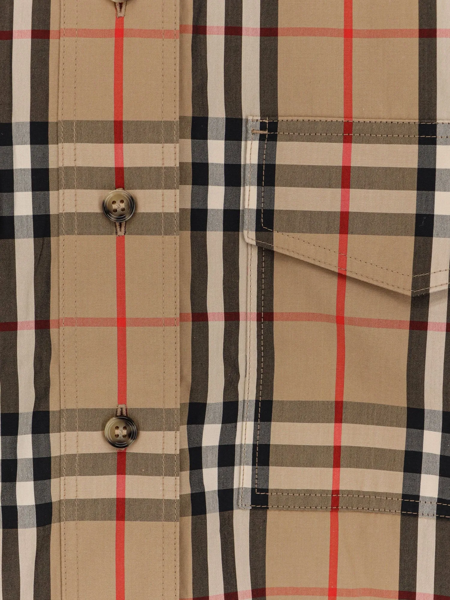 Cotton Shirt With Check Print sold by Wanan Luxury product image thumbnail 3