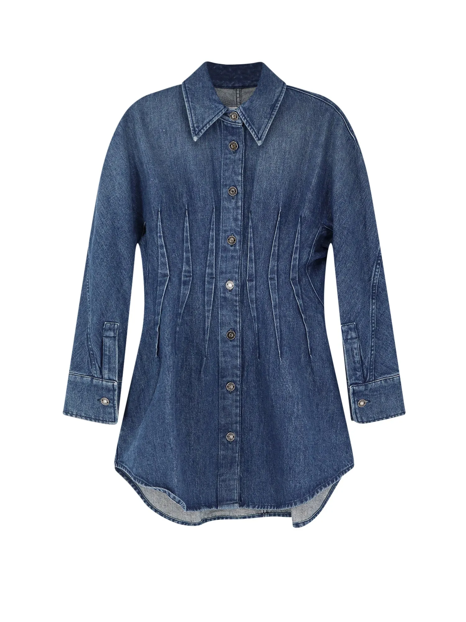 Denim Chemisier Dress sold by Wanan Luxury