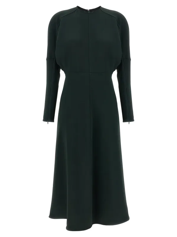 Dolman Midi Dresses Green sold by Wanan Luxury