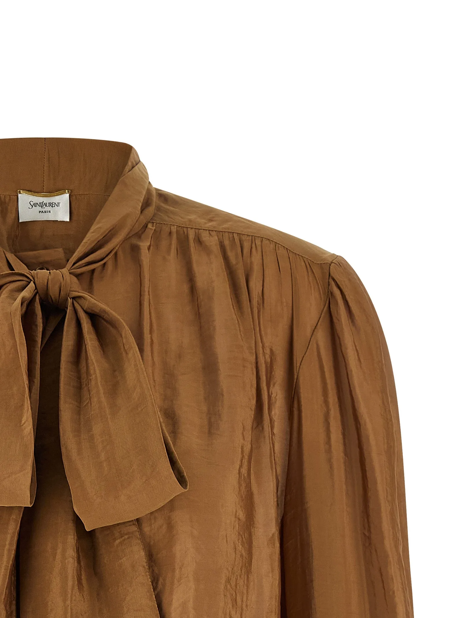 LavallièRe Neck Blouse Shirt And Blouse Brown sold by Wanan Luxury product image thumbnail 4