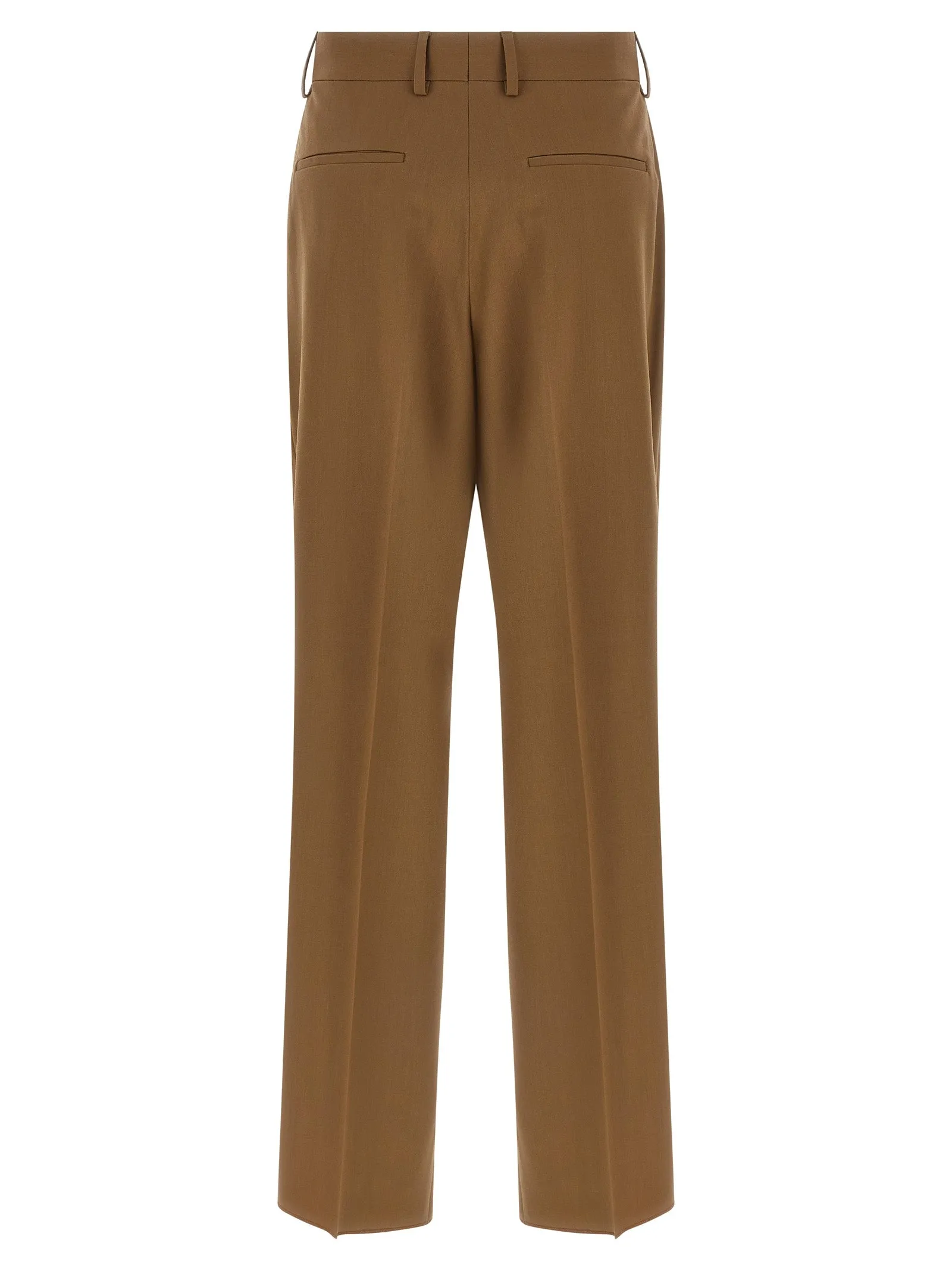 Gabardine Wool Trousers Pants Brown sold by Wanan Luxury product image thumbnail 2