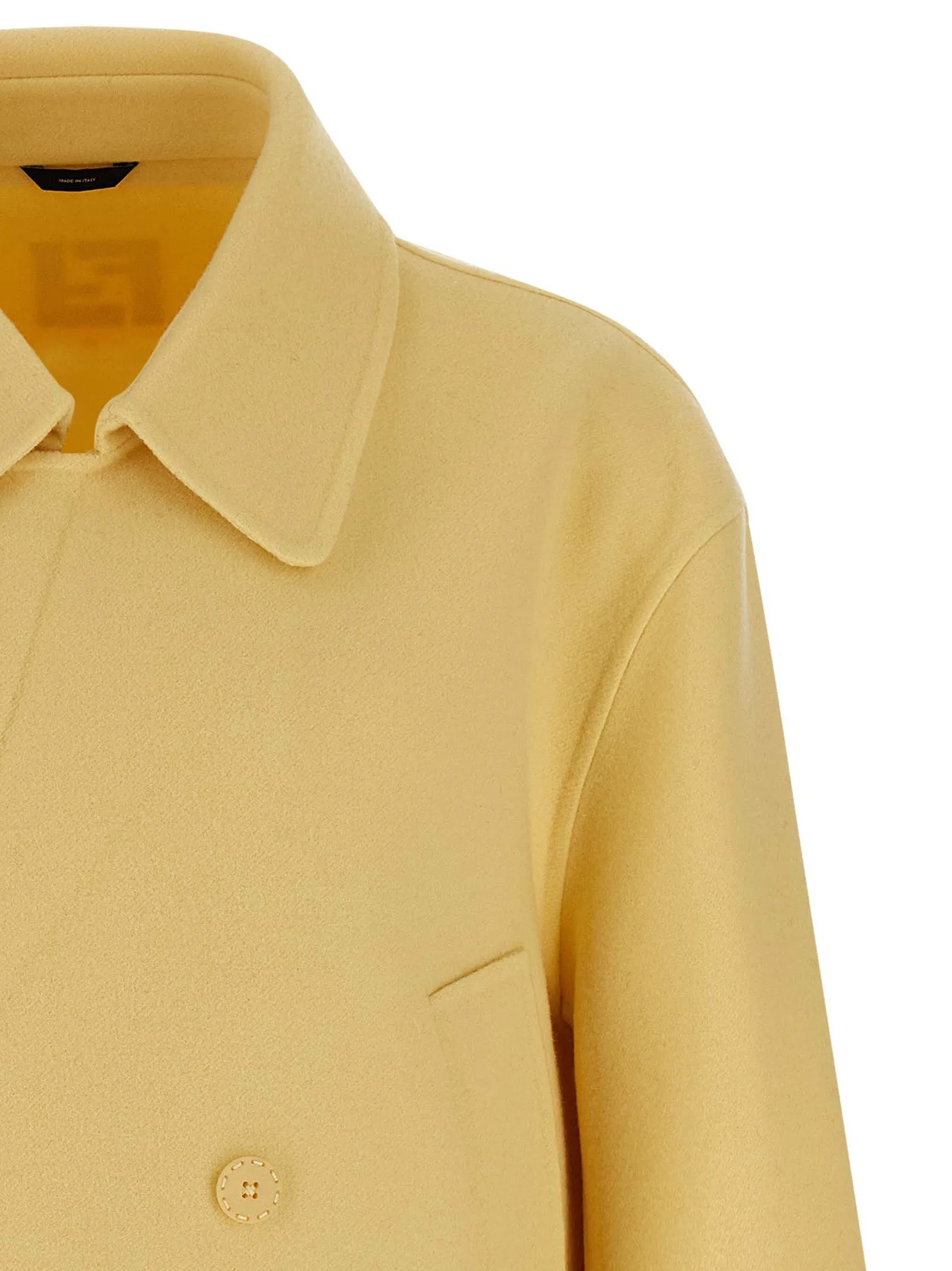 Caban Coat Coats And Trench Coats Yellow sold by Wanan Luxury product image thumbnail 4