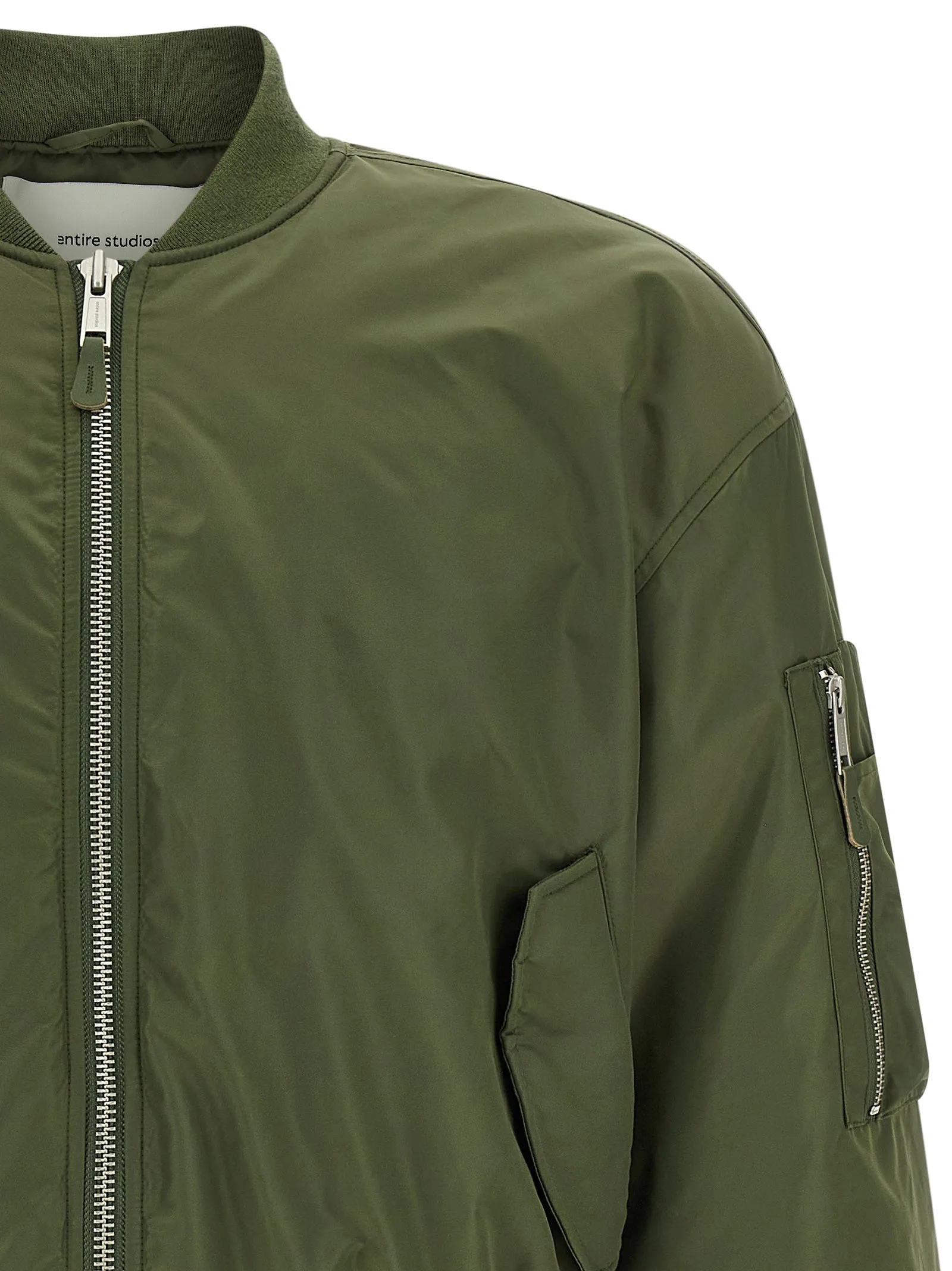 Nylon Bomber Jacket Puffer Jackets Green sold by Wanan Luxury product image thumbnail 3
