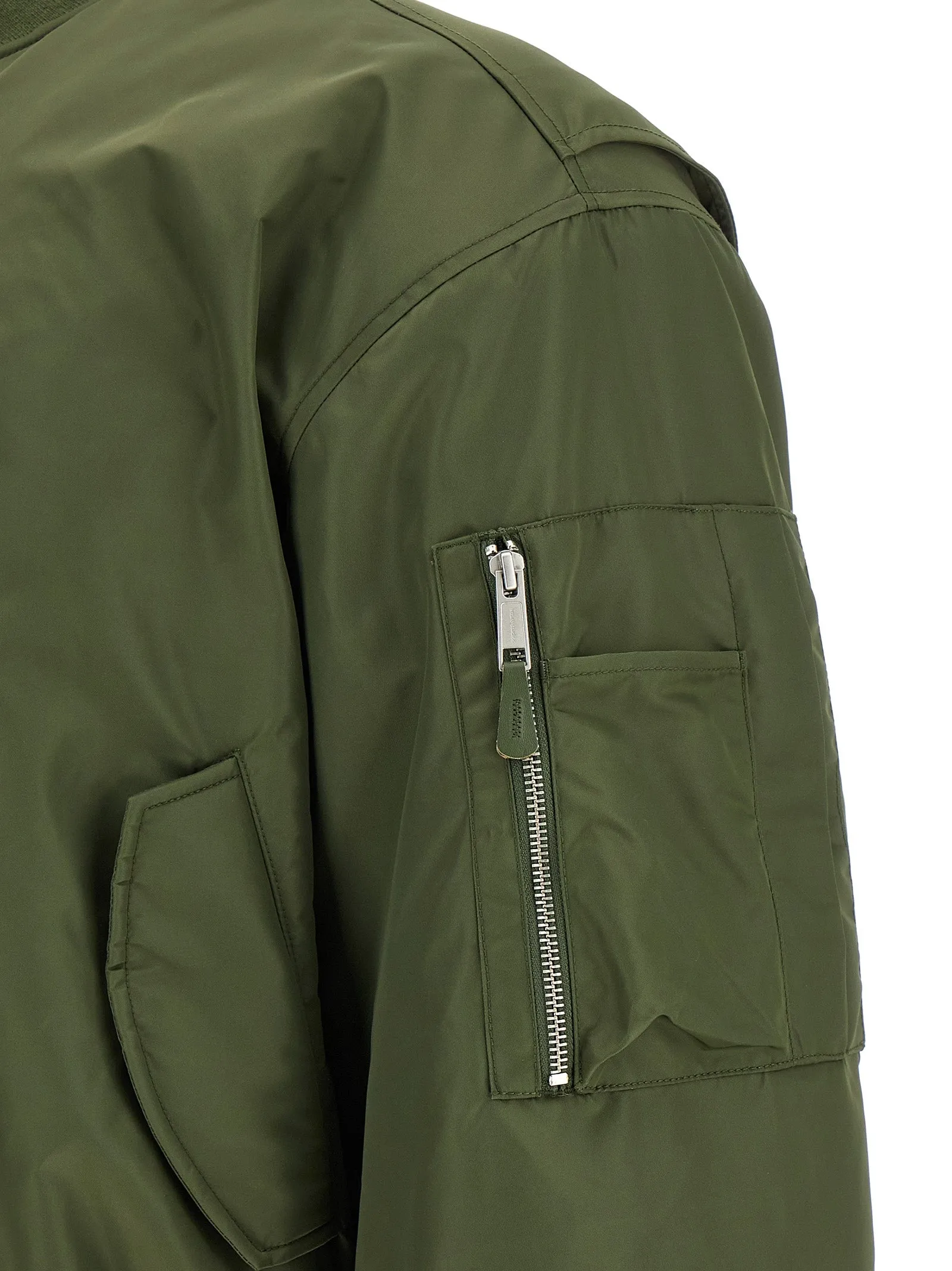 Nylon Bomber Jacket Puffer Jackets Green sold by Wanan Luxury product image thumbnail 4