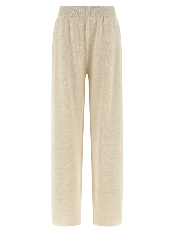Lamé Thread Trousers Pants Gold made by Fabiana Filippi