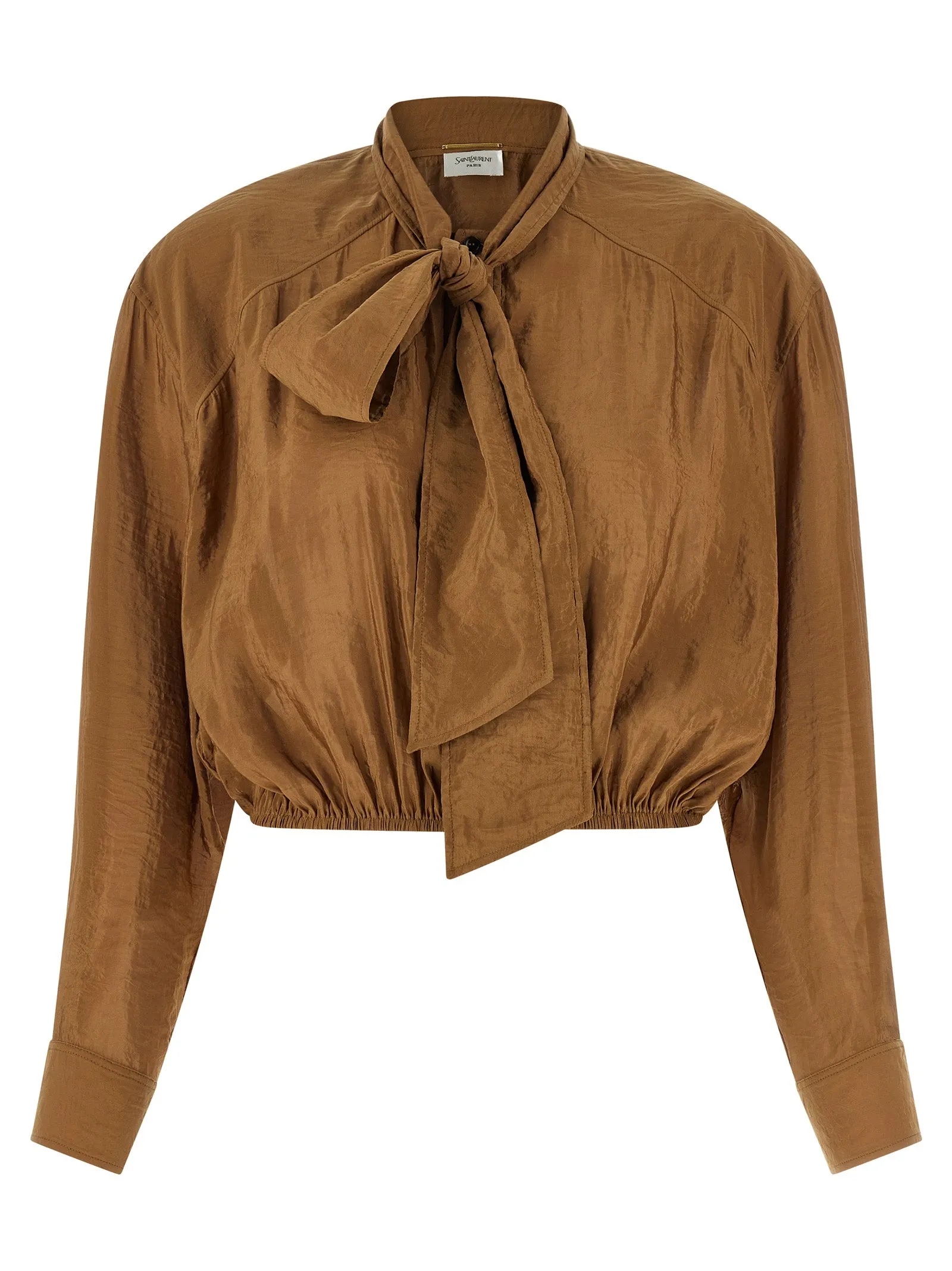 LavallièRe Blouse Shirt And Blouse Brown sold by Wanan Luxury