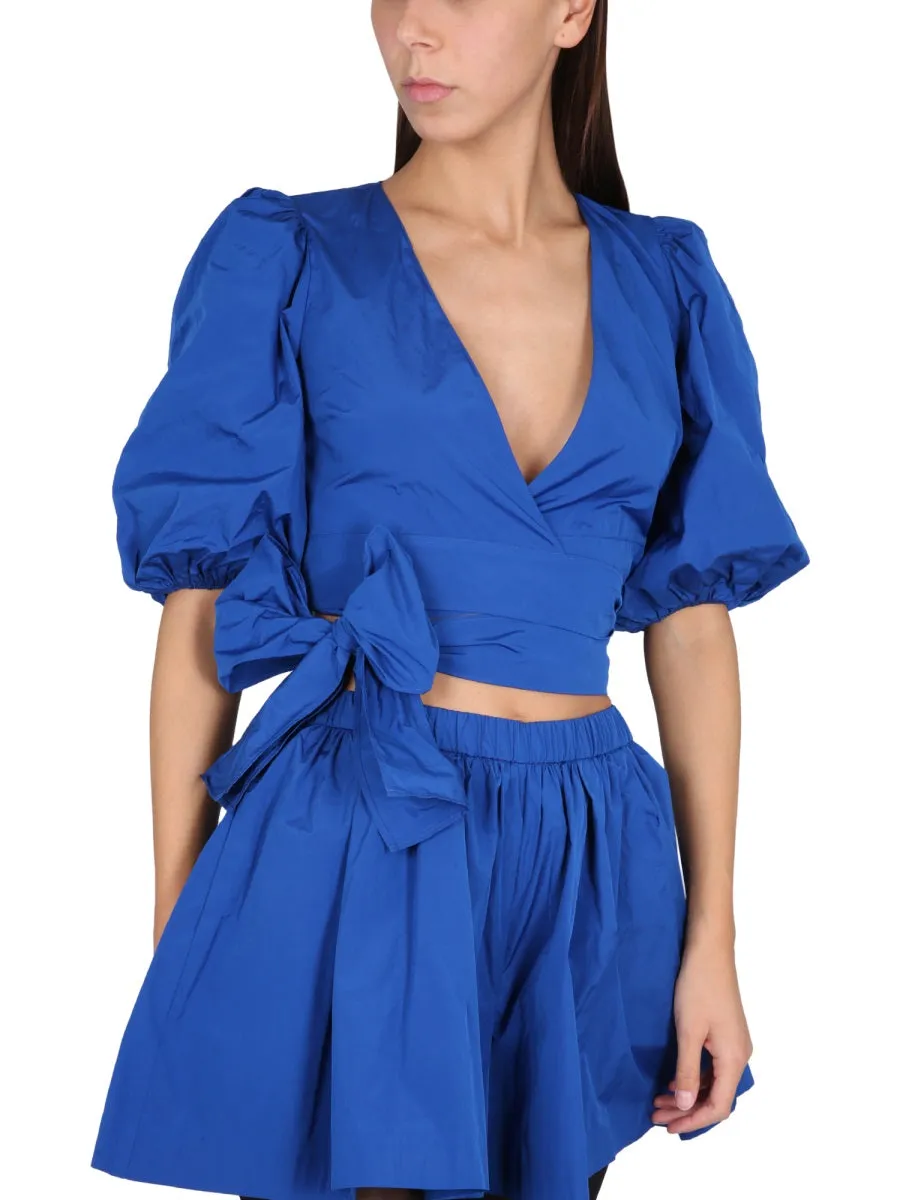 Taffeta Top sold by Wanan Luxury product image thumbnail 4