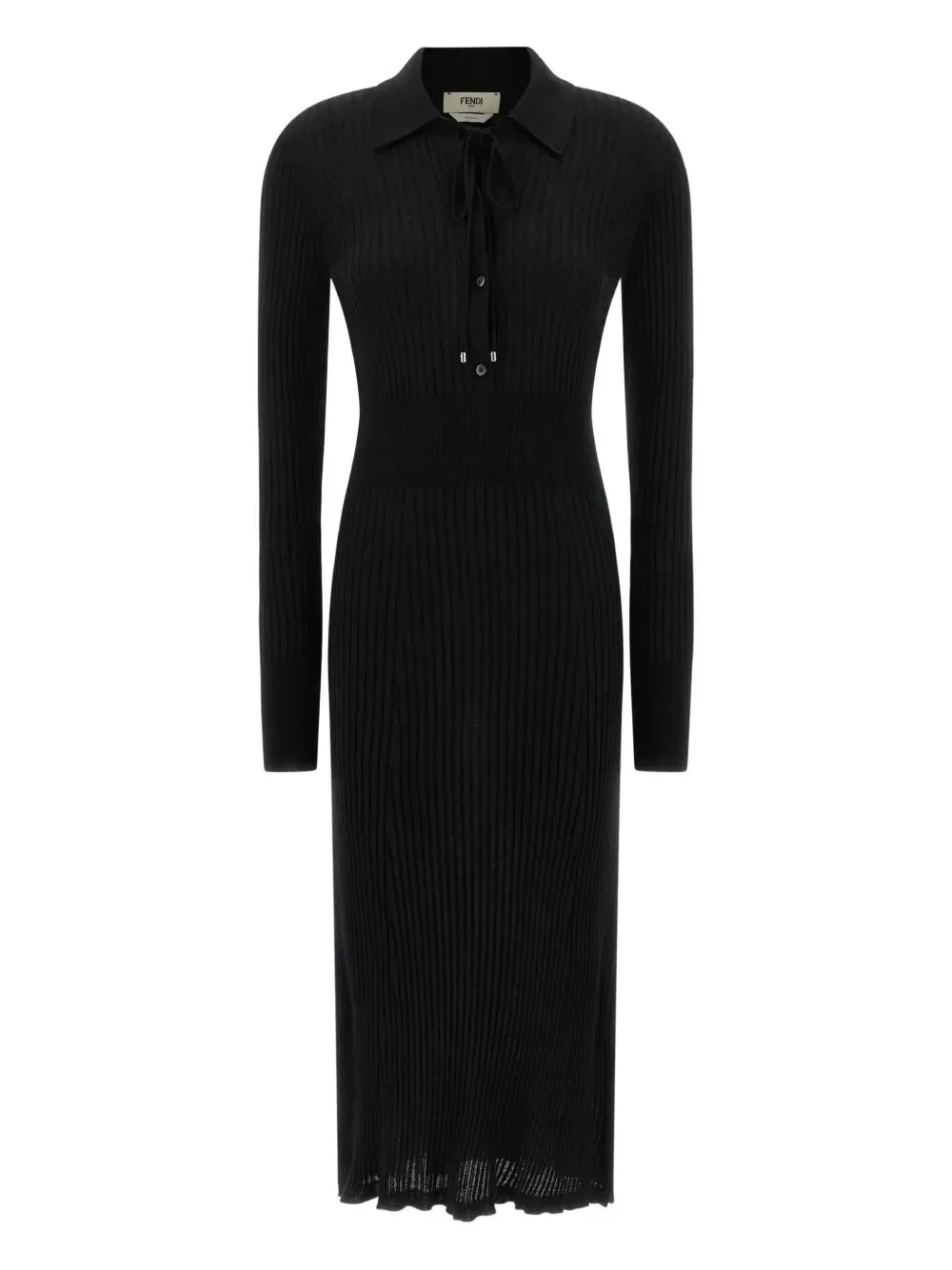 Wool Fitted Midi Dress sold by Wanan Luxury