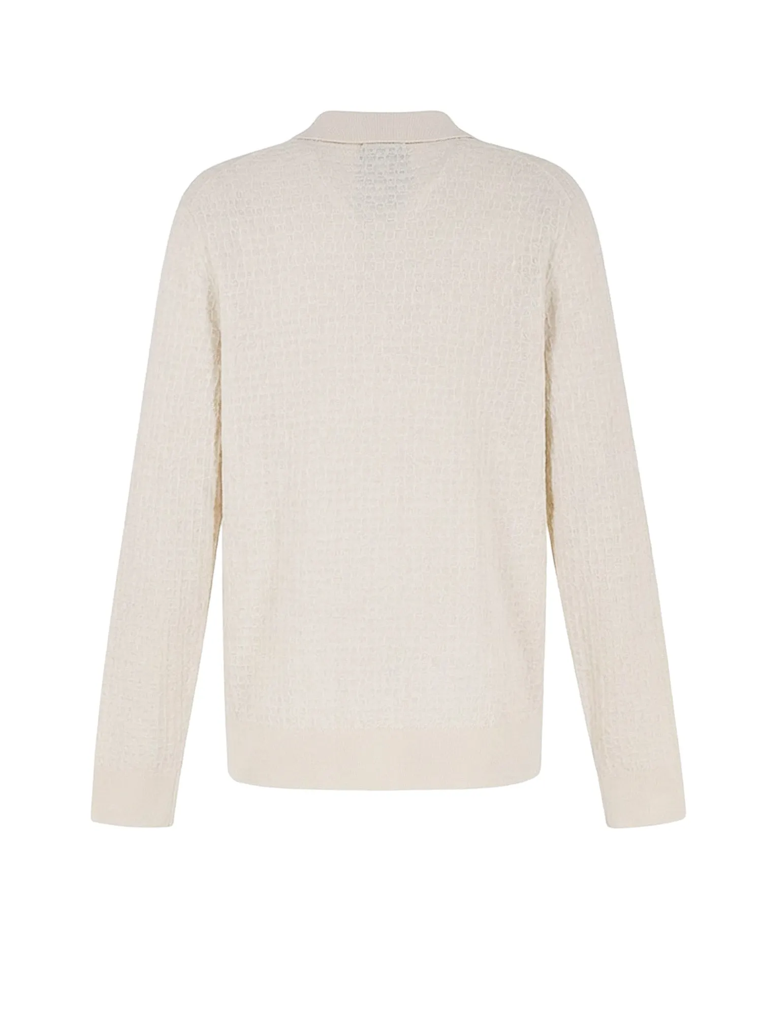 Silk Sweater With Processing All-Over sold by Wanan Luxury product image thumbnail 2