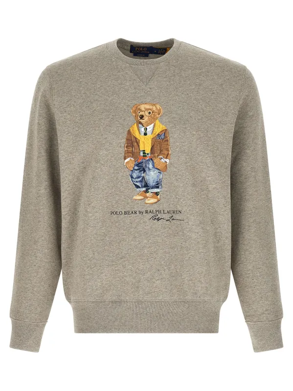 Polo Bear Sweatshirt Gray made by Polo by Ralph Lauren