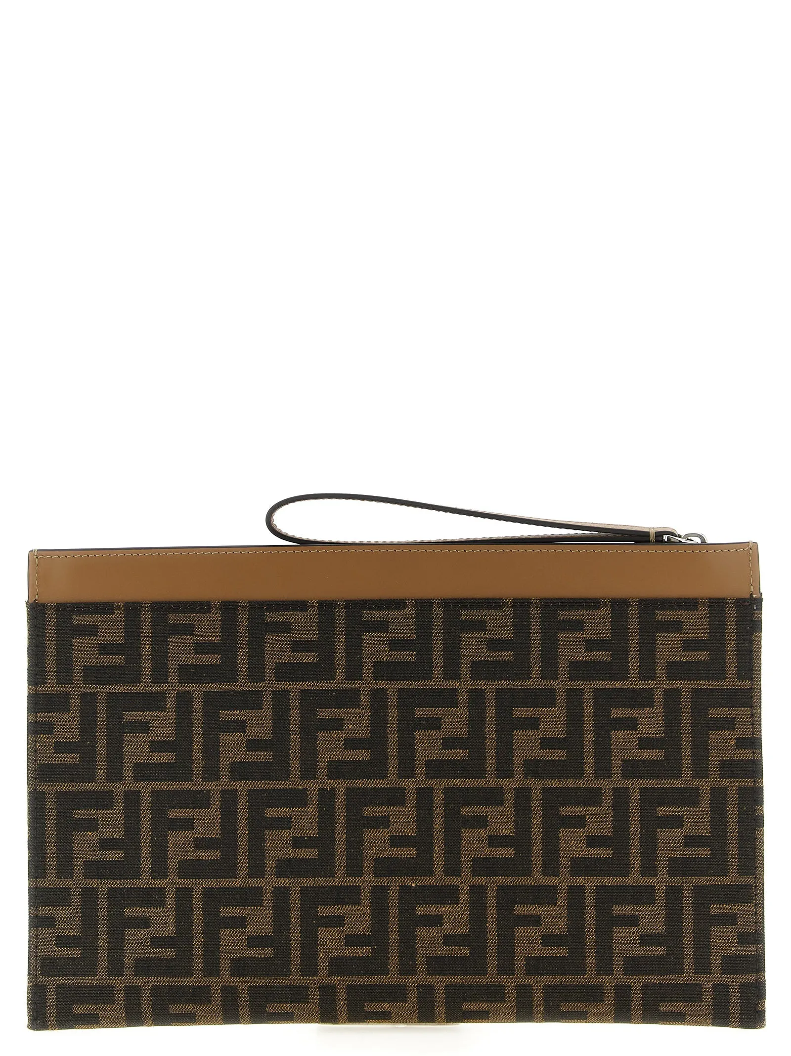 Ff Jacquard Clutch Brown sold by Wanan Luxury product image thumbnail 2