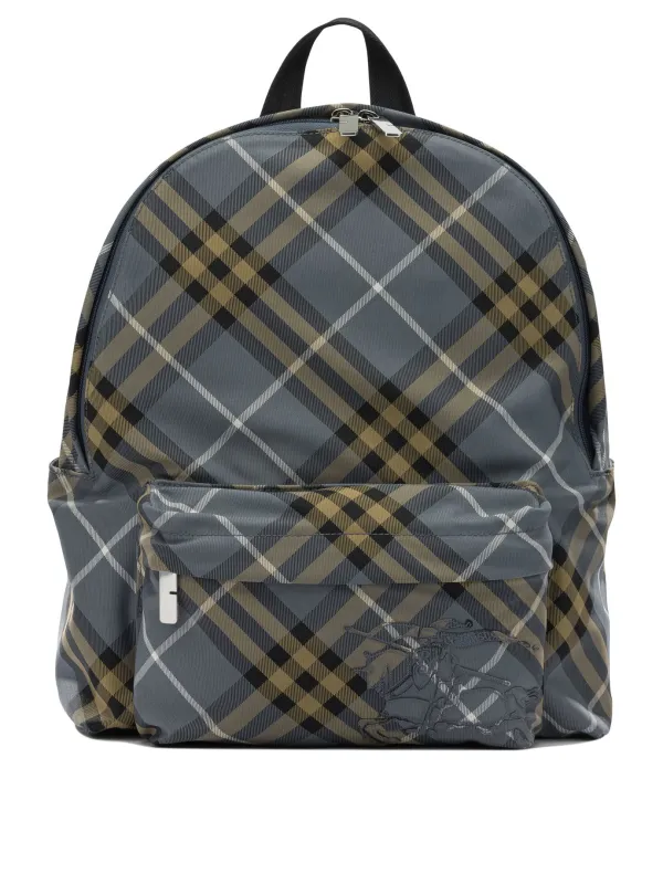 Check Backpacks & Travels Blue made by Burberry