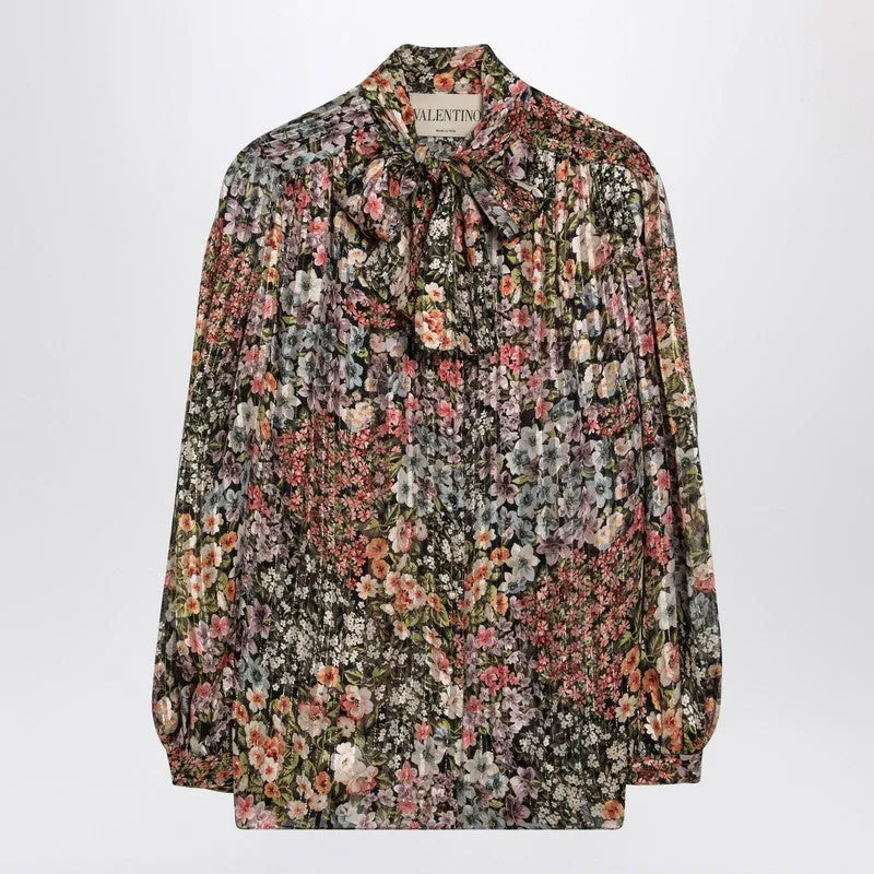 Silk Blouse With Floral Print sold by Wanan Luxury