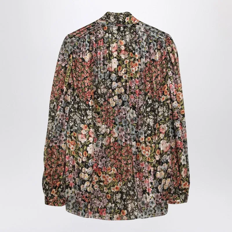 Silk Blouse With Floral Print sold by Wanan Luxury product image thumbnail 2