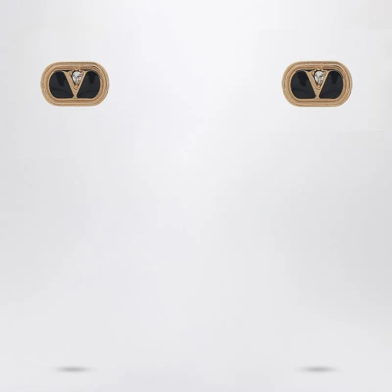 Oval Earrings With Crystals sold by Wanan Luxury