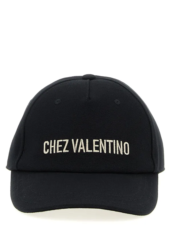 Chez Valentino Hats Black sold by Wanan Luxury