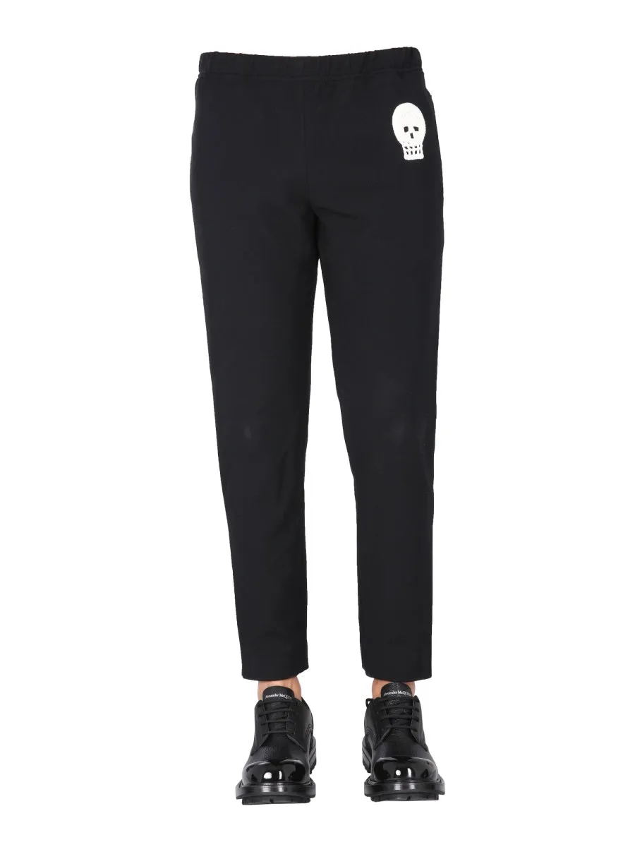 Jogging Pants With Embroidered Skull sold by Wanan Luxury