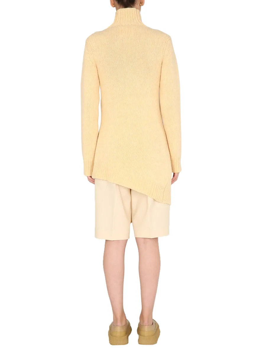 Long Asymmetric Sweater sold by Wanan Luxury product image thumbnail 4