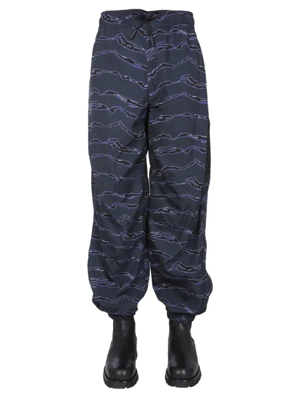 Jogging Pants With Camou Print made by Marcelo Burlon County of Milan