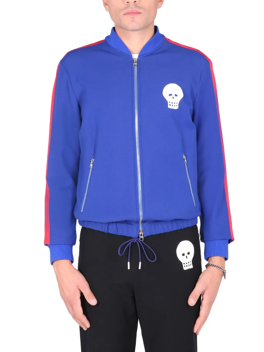 "Skull" Embroidered Sweatshirt sold by Wanan Luxury