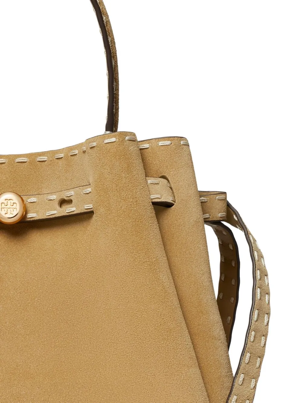 Romy Suede Leather Bucket Bag sold by Wanan Luxury product image thumbnail 2