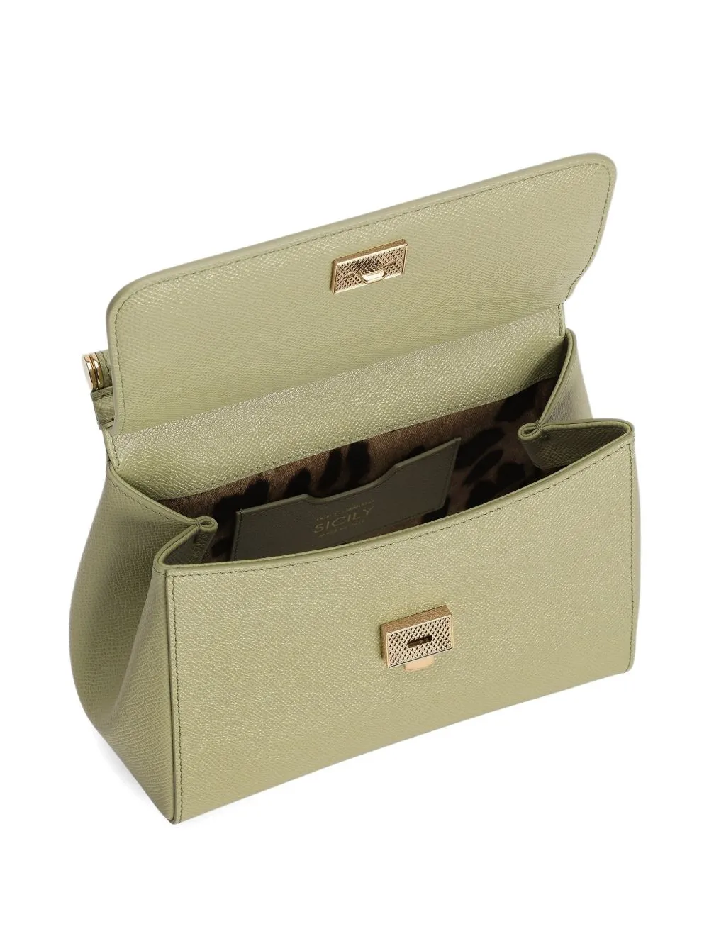 Sicily Medium Leather Handbag sold by Wanan Luxury product image thumbnail 5