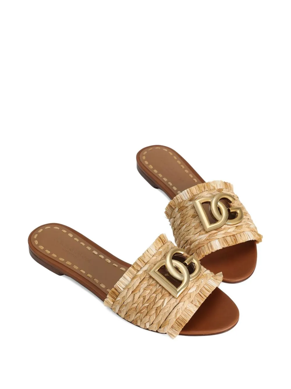 Dg Logo Rafia Flat Sandals sold by Wanan Luxury product image thumbnail 3