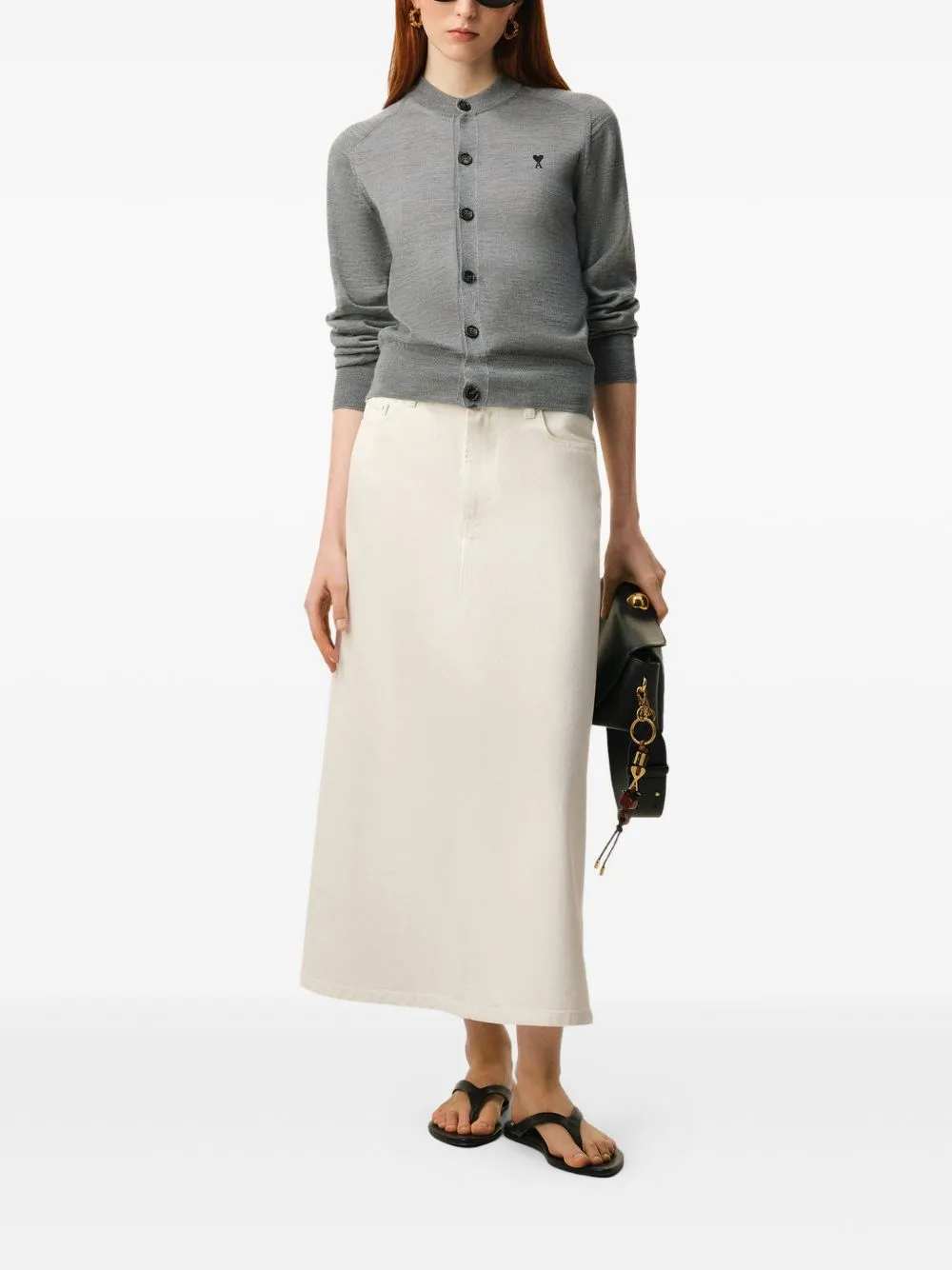 Ami De Coeur Wool Cardigan sold by Wanan Luxury product image thumbnail 4