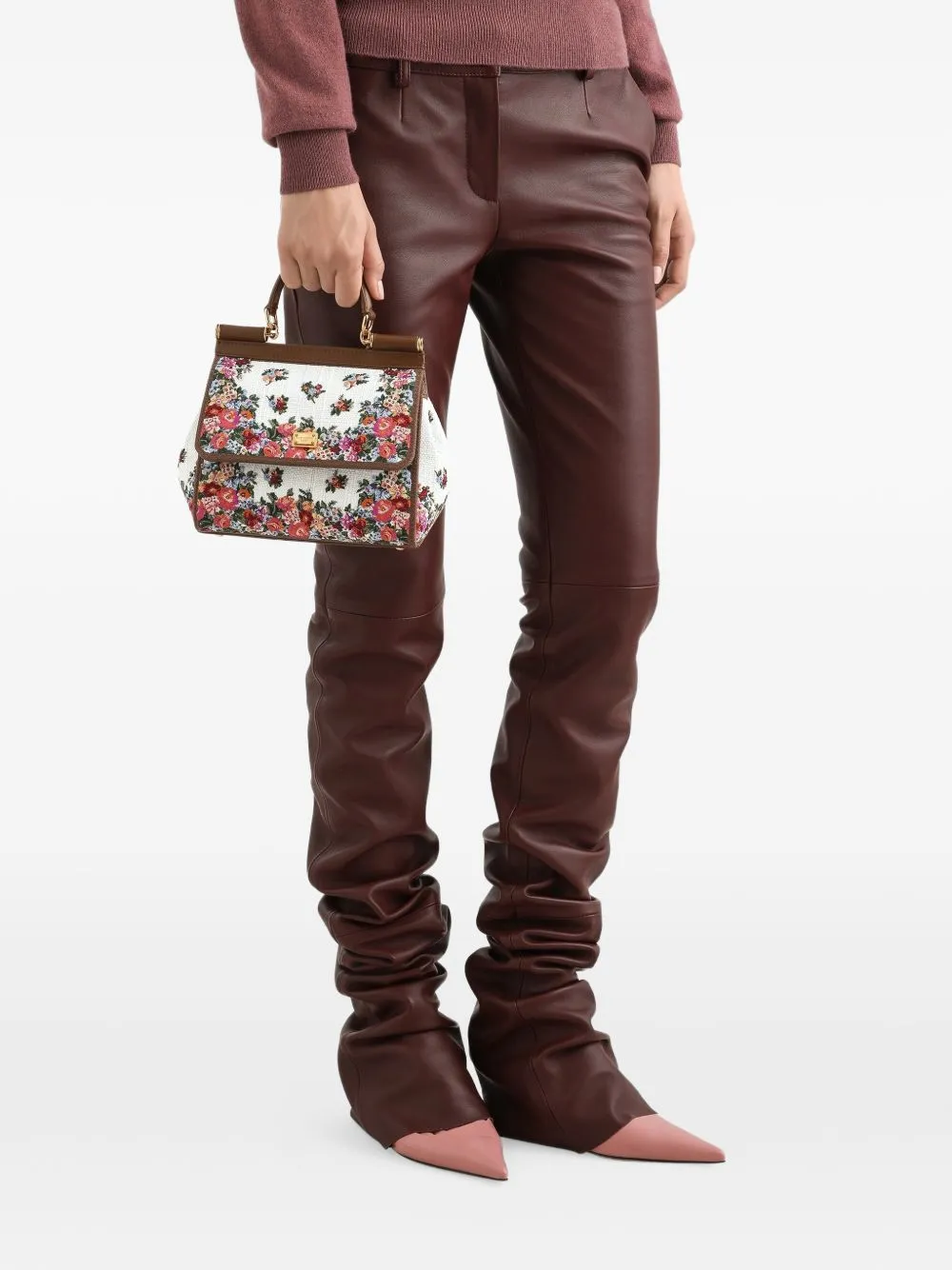 Sicily Medium Embroidered Handbag sold by Wanan Luxury product image thumbnail 3