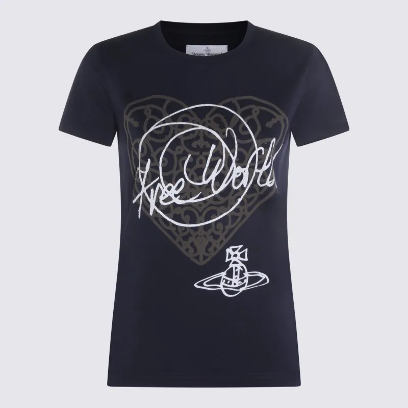 T-Shirts And Polos Blu E Verdi made by Vivienne Westwood