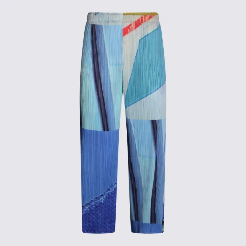 Trousers Blue/Yellow sold by Wanan Luxury