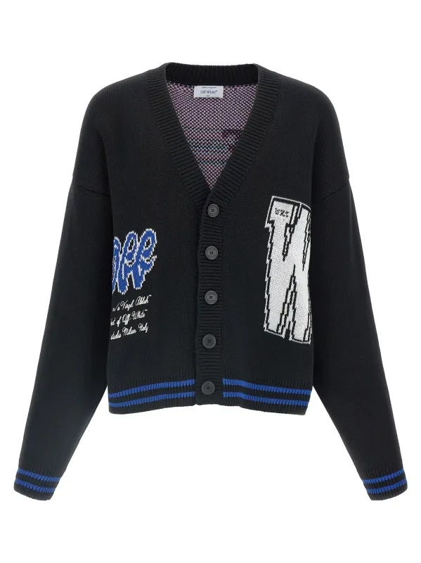 Glide Diag Sweaters And Cardigans Black made by Off-White