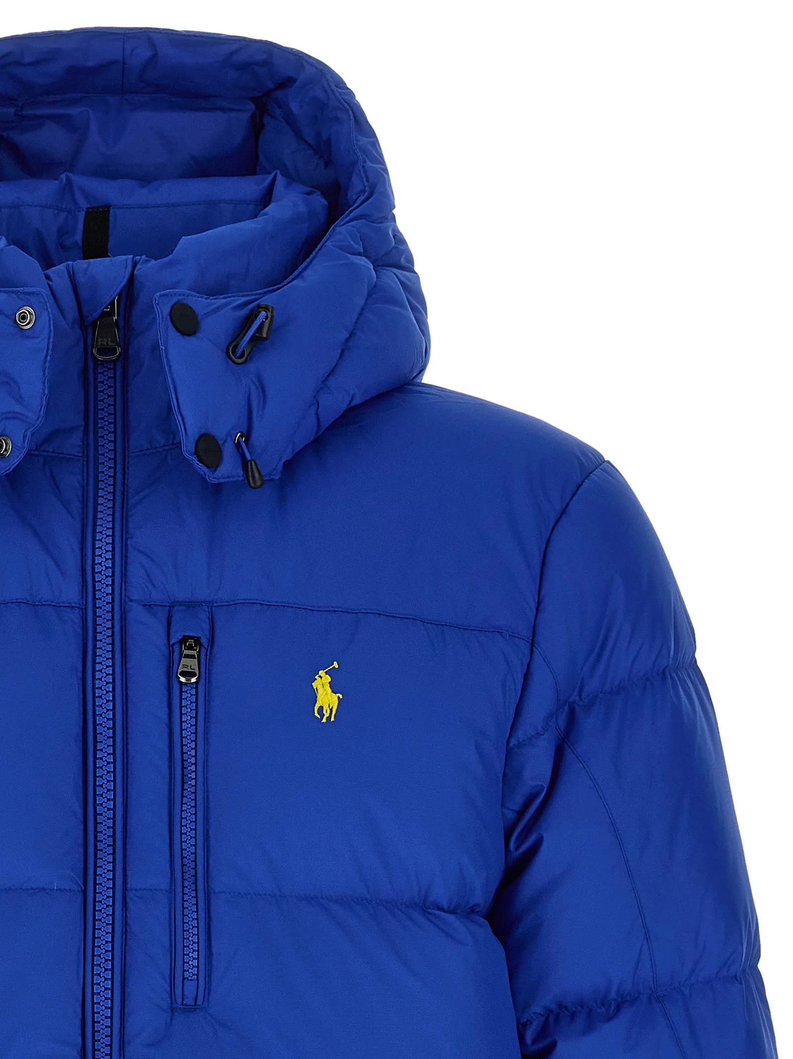 Logo Embroidery Down Jacket Puffer Jackets Blue sold by Wanan Luxury product image thumbnail 4