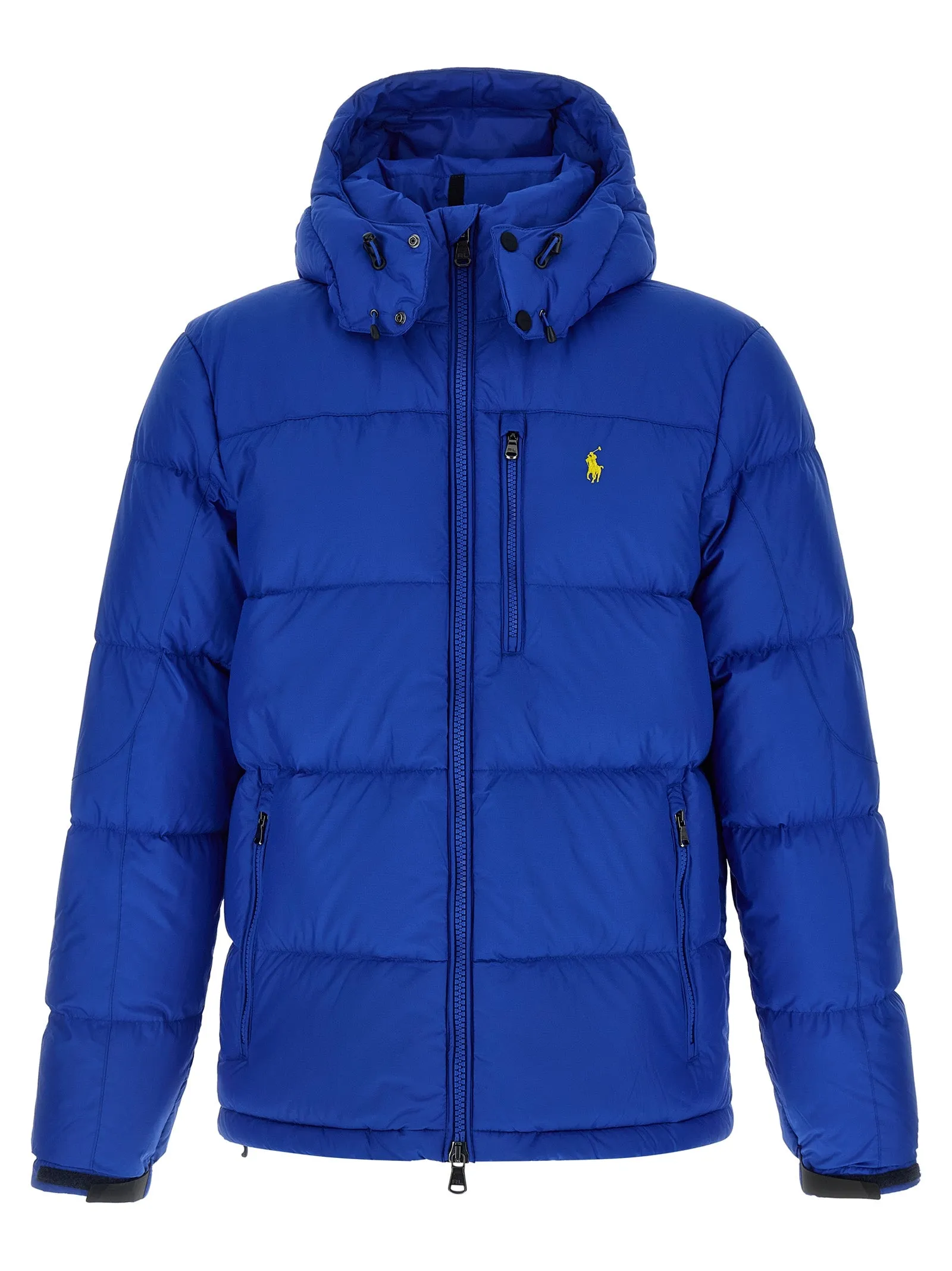 Logo Embroidery Down Jacket Puffer Jackets Blue sold by Wanan Luxury