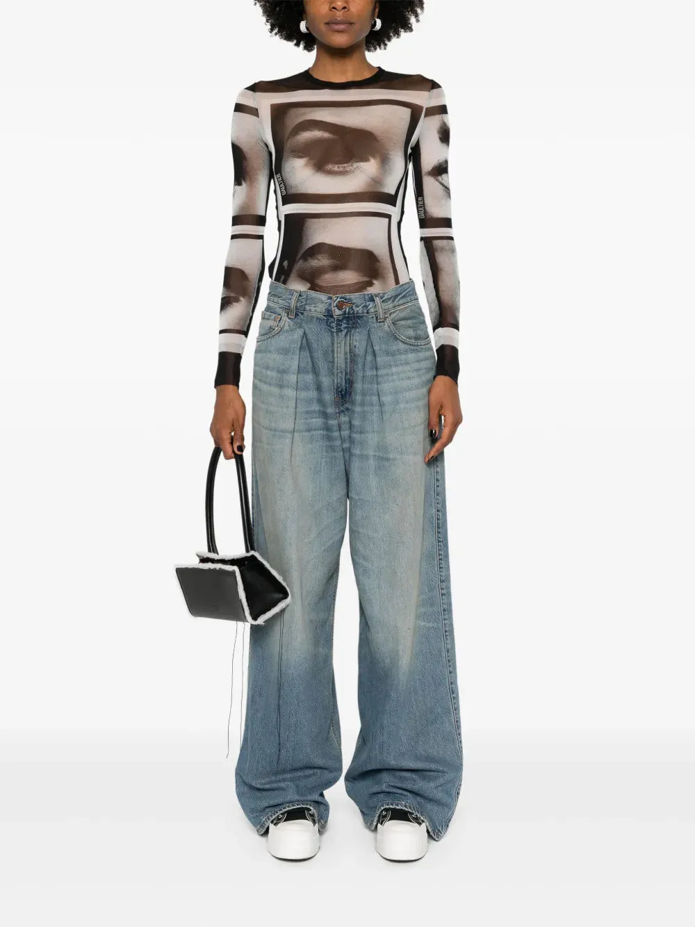 Wide Leg Candy Jeans sold by Wanan Luxury product image thumbnail 2