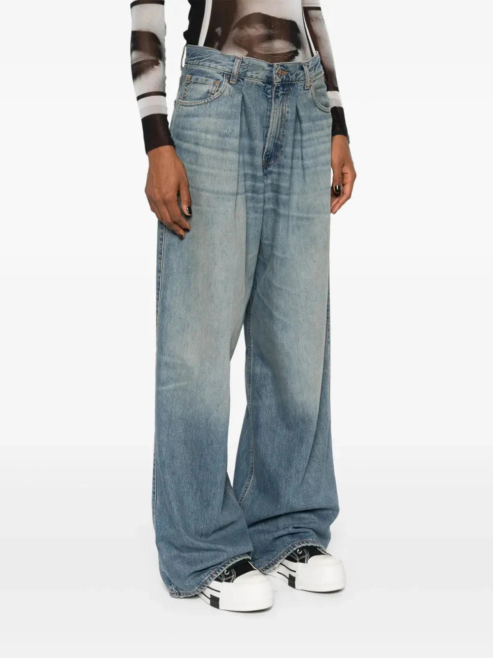 Wide Leg Candy Jeans sold by Wanan Luxury product image thumbnail 3