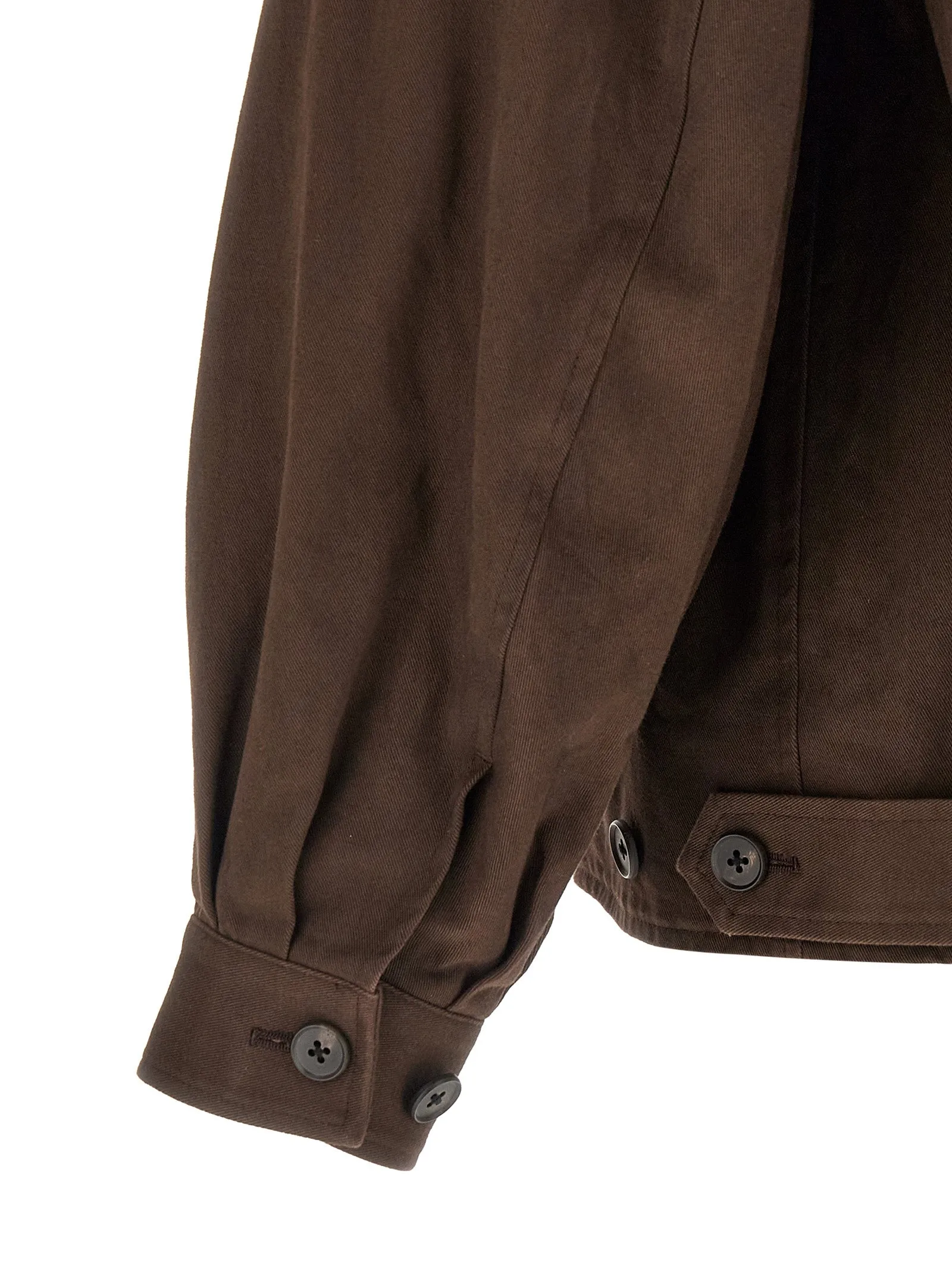 Leather Collar Jacket Puffer Jackets Brown sold by Wanan Luxury product image thumbnail 4