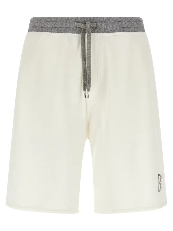 MéLange Sweatshirt Bermuda Shorts Bermuda And Short White sold by Wanan Luxury