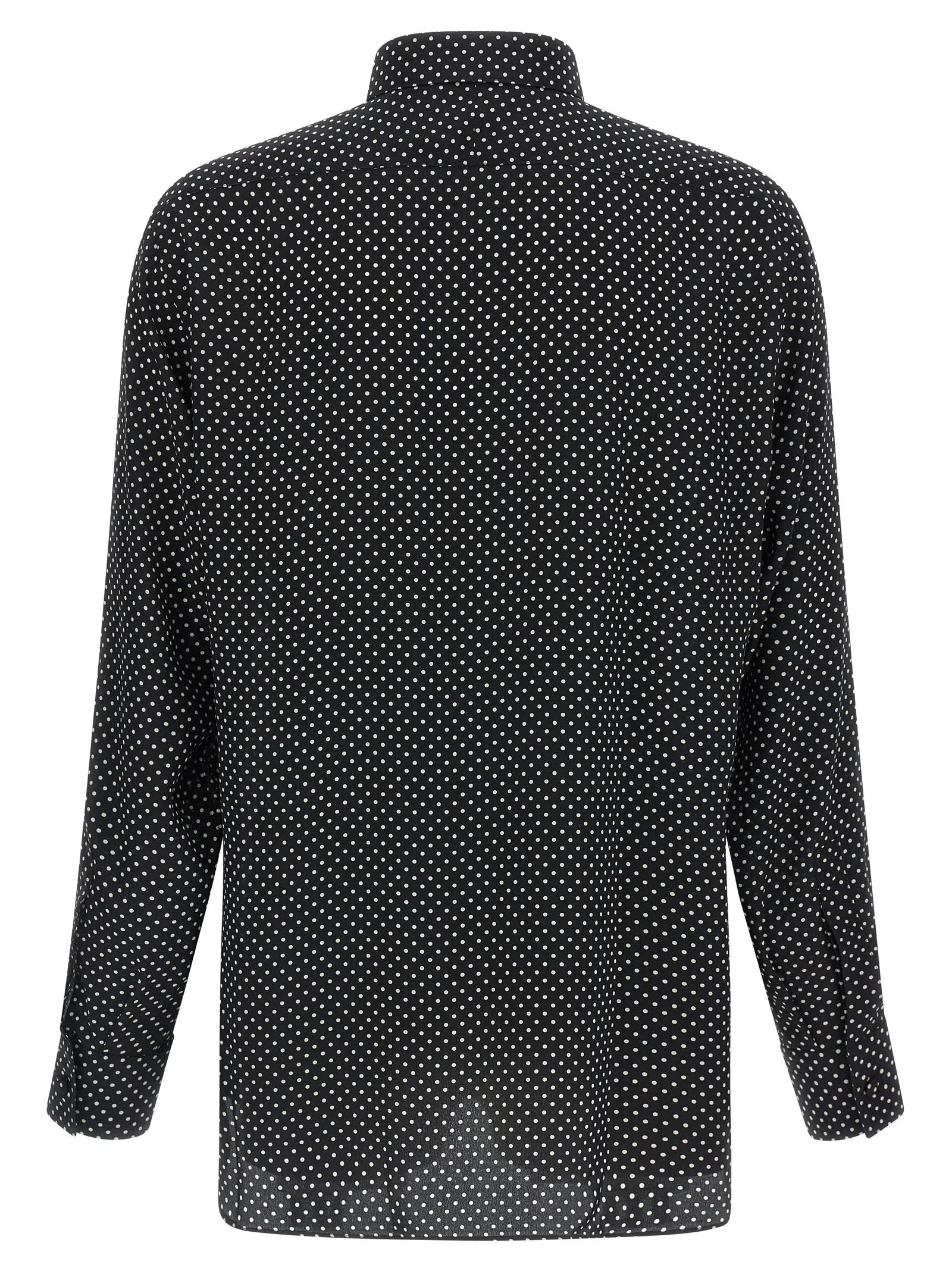 Polka Dot Shirt Shirt And Blouse White/Black sold by Wanan Luxury product image thumbnail 2