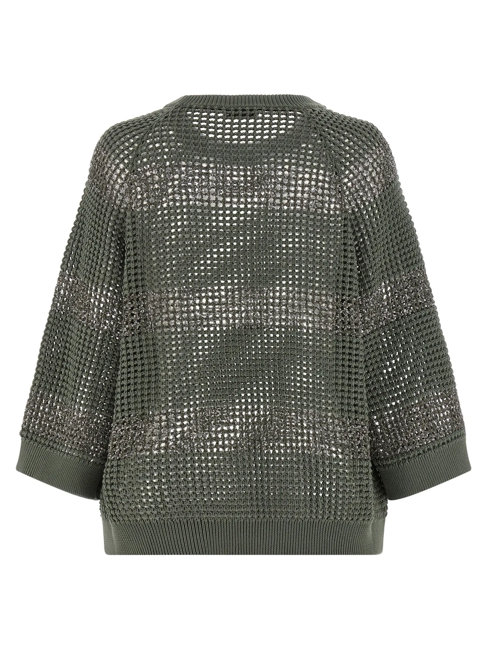 Dazzling Stripes Sweaters And Cardigans Green sold by Wanan Luxury product image thumbnail 2