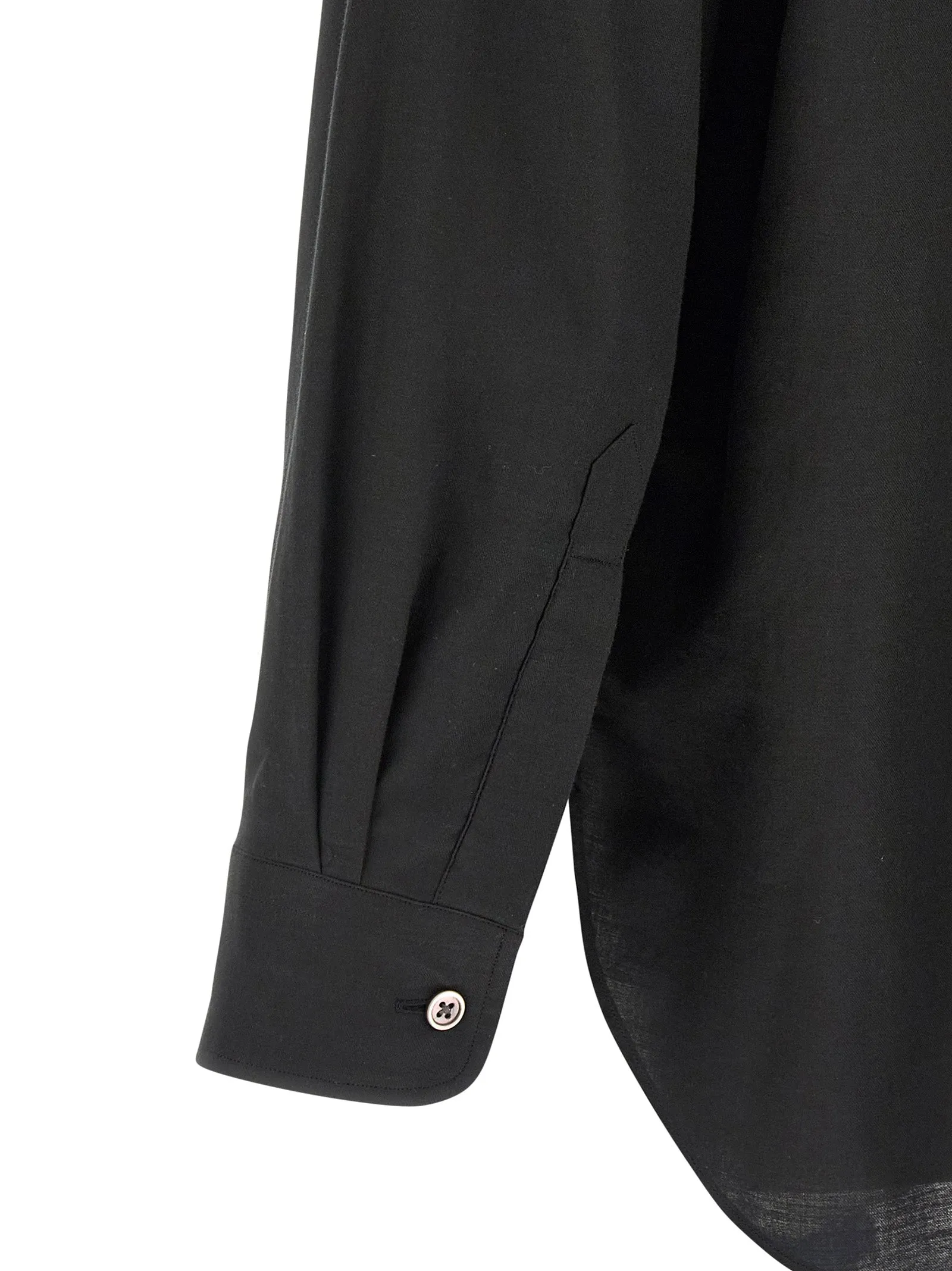 Cotton And Silk Shirt Shirt And Blouse Black sold by Wanan Luxury product image thumbnail 4