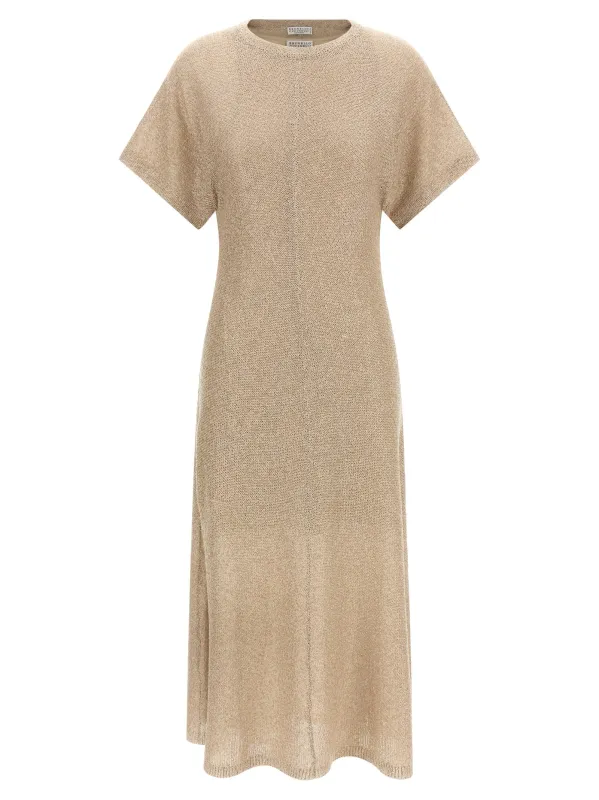 Sequin Dress Dresses Beige sold by Wanan Luxury