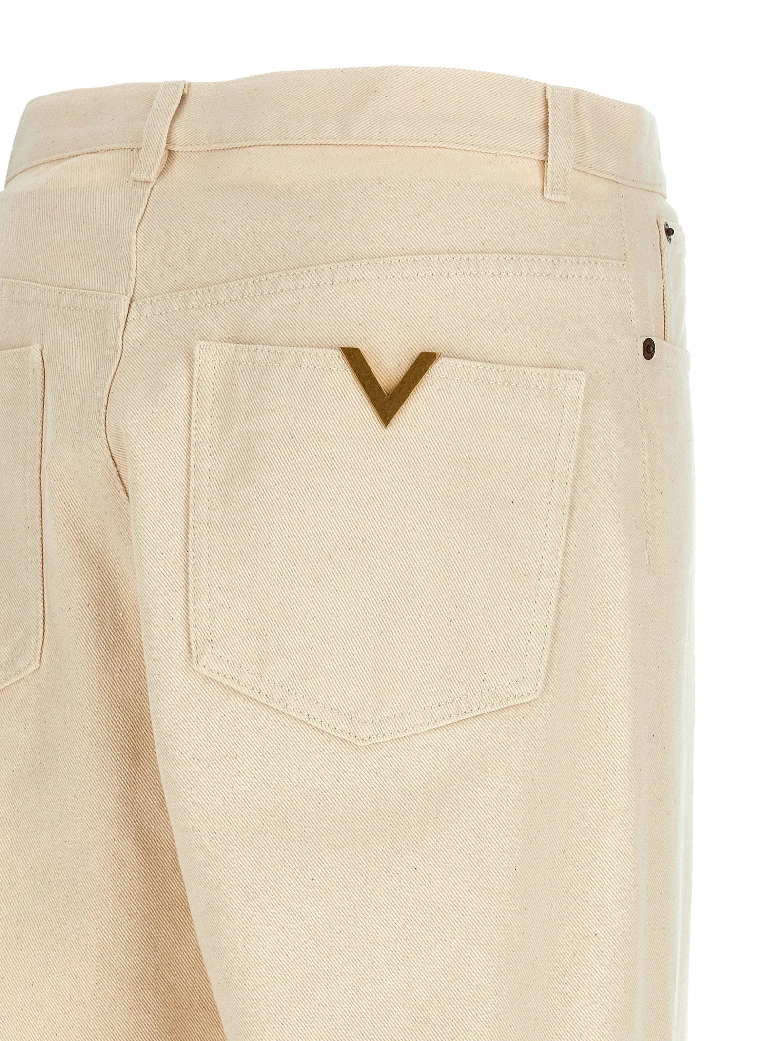 Valentino Garavani Vgold Jeans Beige sold by Wanan Luxury product image thumbnail 4