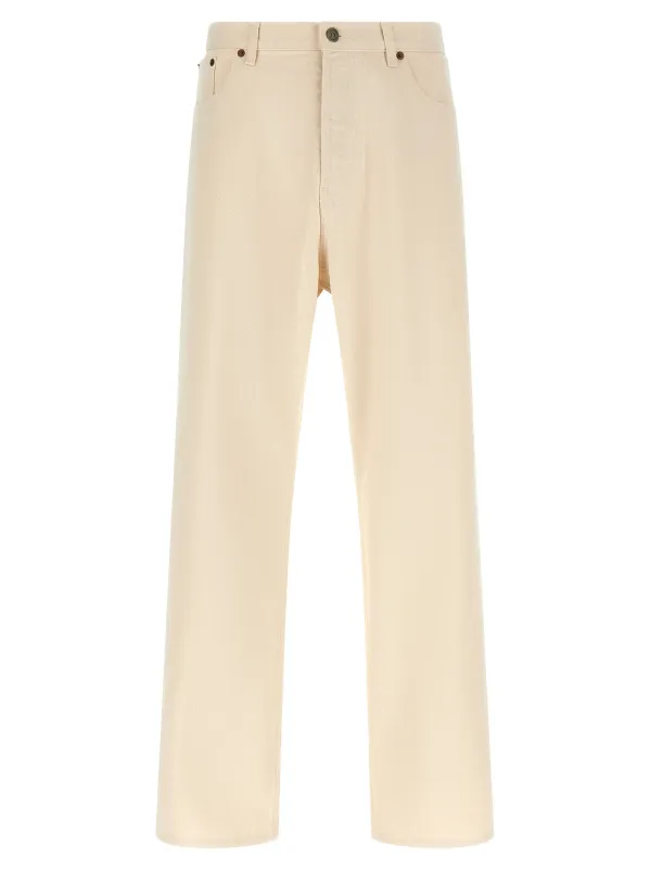 Valentino Garavani Vgold Jeans Beige made by Valentino Garavani